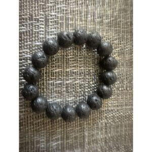 Lava Beaded Stretch Bracelet